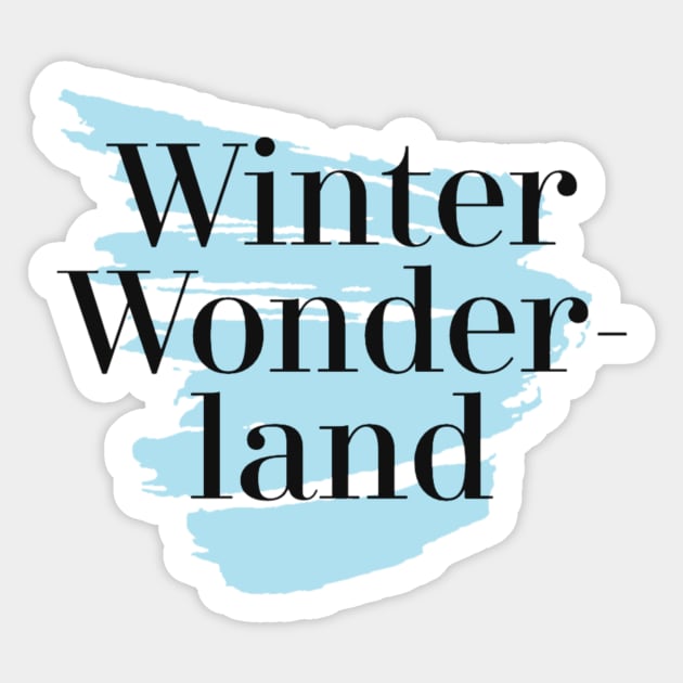 Winter wonderland Sticker by DreamsofTiaras